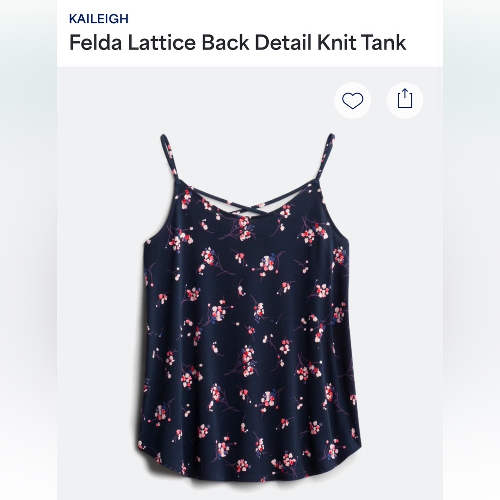 Kaileigh Navy Floral Camisole